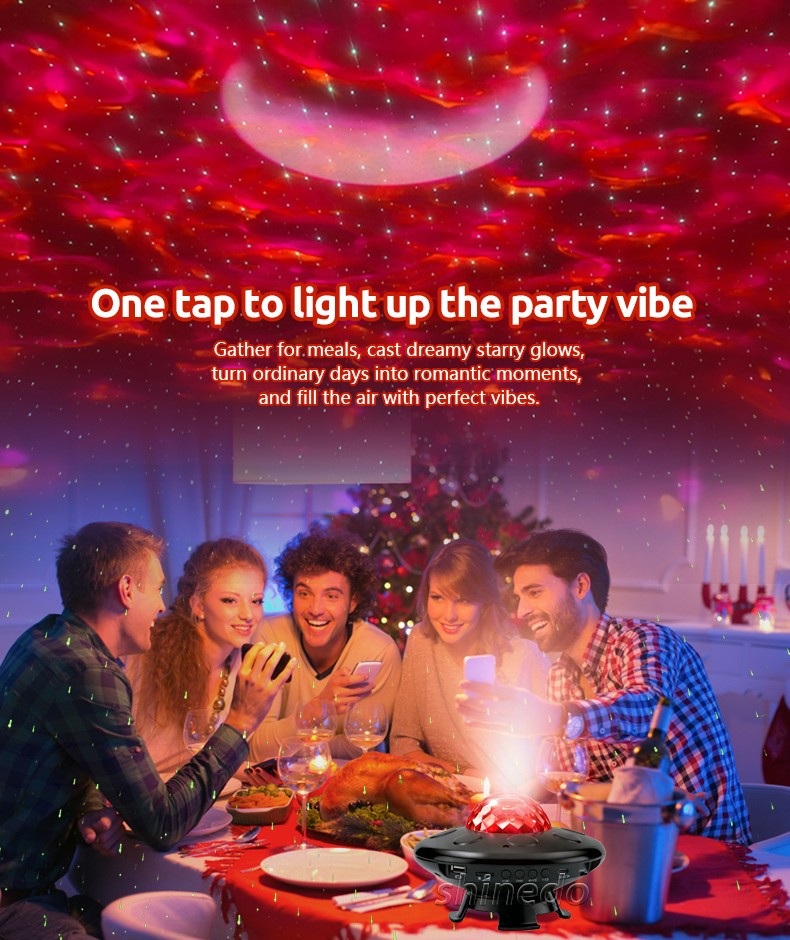 UFO LED Projector Lamp – BT Music Speaker Starry Sky Projector with Remote Control UFO LED Projector Lamp – BT Music Speaker Starry Sky Projector with Remote Control