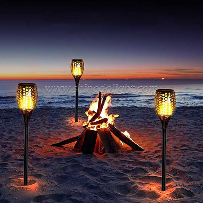 Amazon Hot Sale Solar Torch Flame Light