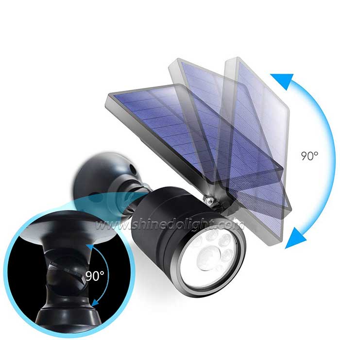 Multipurpose Solar Spot Wall Light for Garden