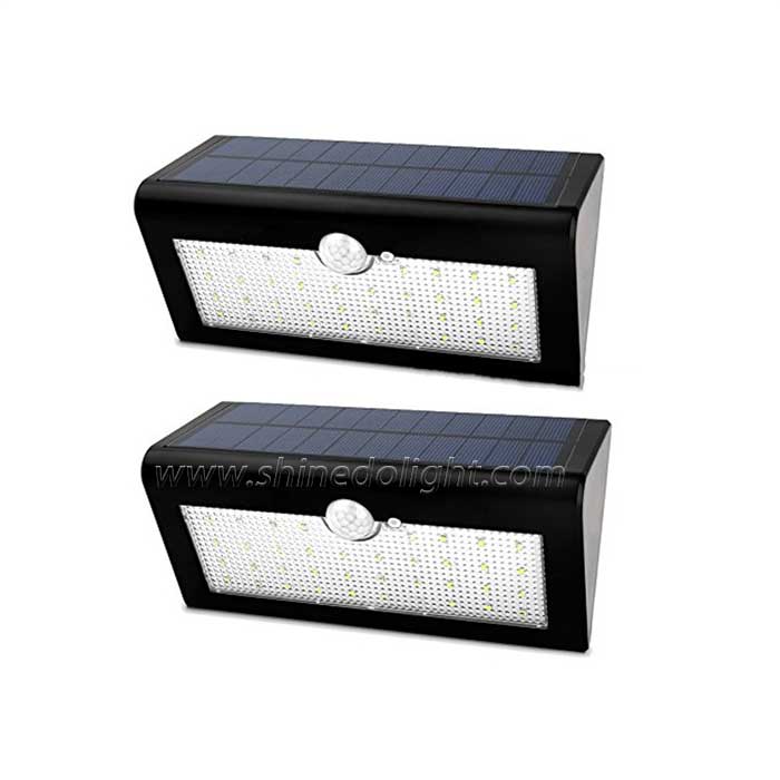 38 LED Ultra Brightness Solar Motion Sensor Wall Lamp