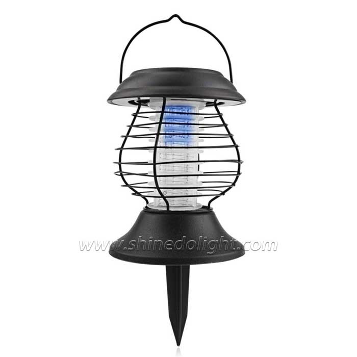 Big Zapper Outdoor Solar Mosquito Lamp UV Light with Handle