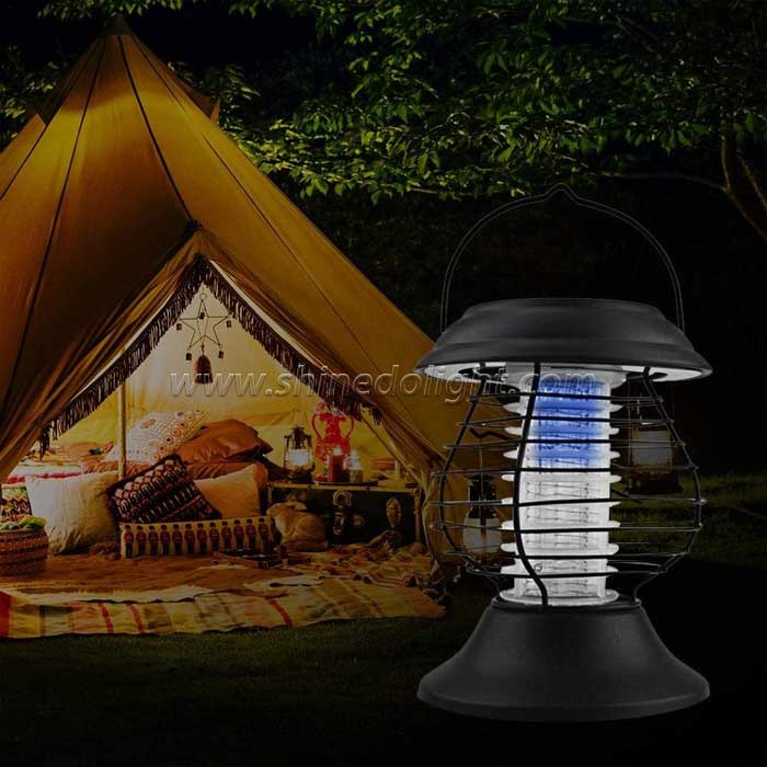 Big Zapper Outdoor Solar Mosquito Lamp UV Light with Handle