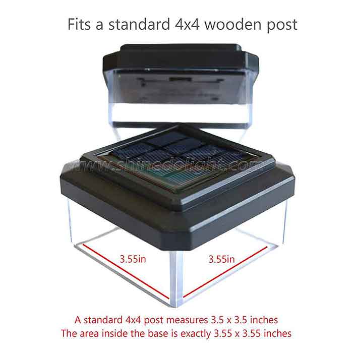 Solar Post Cap For Fence Posts Wood Posts