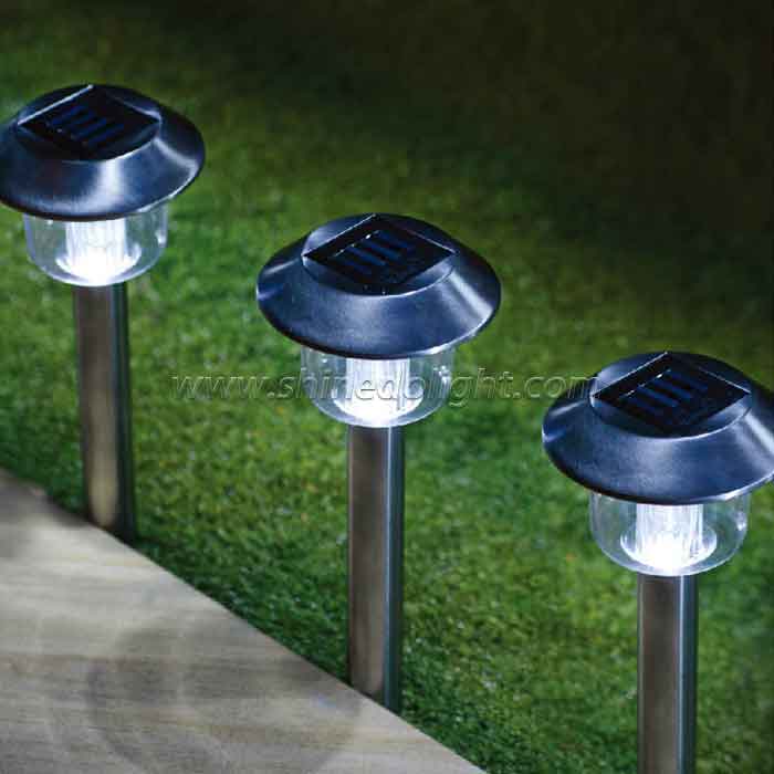 Solar Pathway Stainless Steel Landscape Light