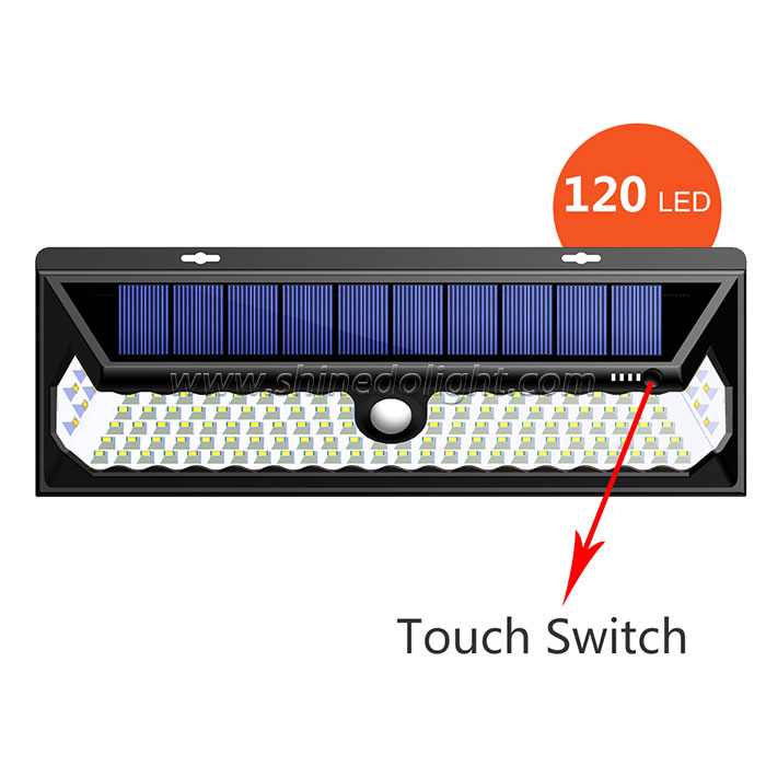 120 LED Solar Motion Sensor Light