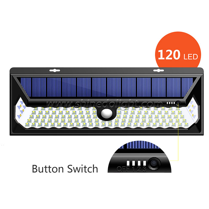 120 LED Solar Motion Sensor Light