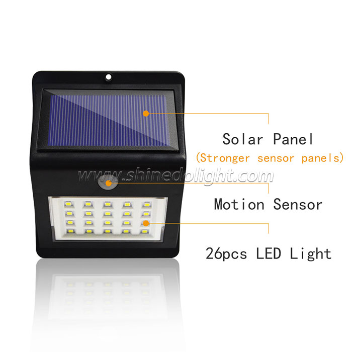 26 LED Solar Motion Sensor Light