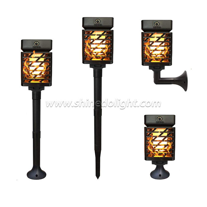 Solar Torch Dancing Flickering Flame Landscape Light