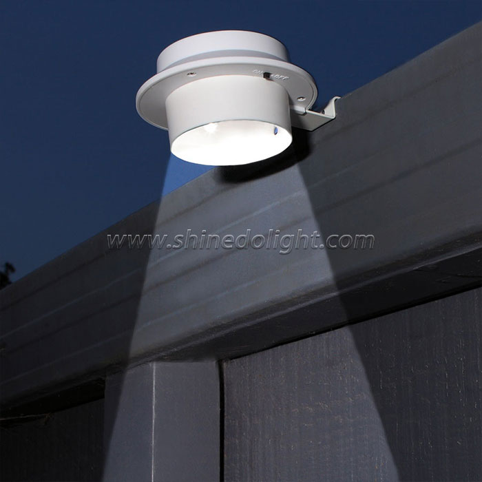 Solar Fence Security Light for for Eaves Garden Landscape Pathway