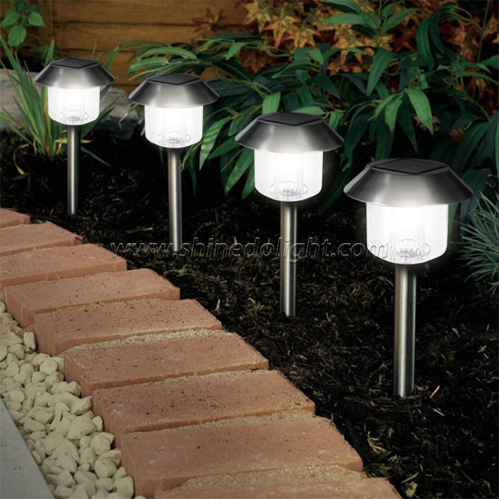 Solar Pathway Stainless Steel Landscape Light