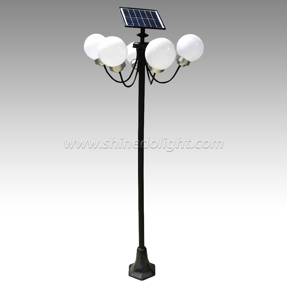 Household Solar Courtyard Lawn Tall Garden Street Safety Light