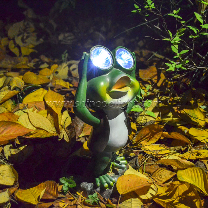 Solar Powered Animal Resin Light for Garden Decotration