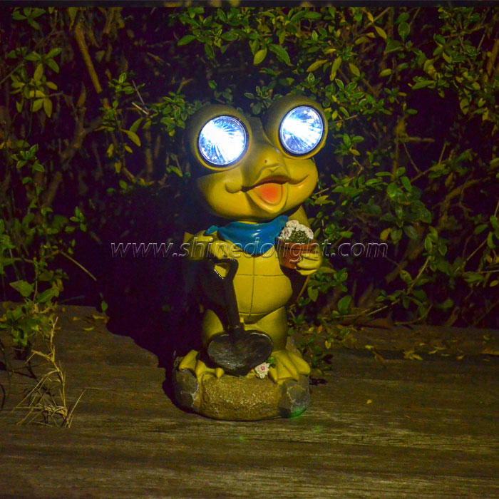 Solar Powered Animal Resin Light for Garden Decotration