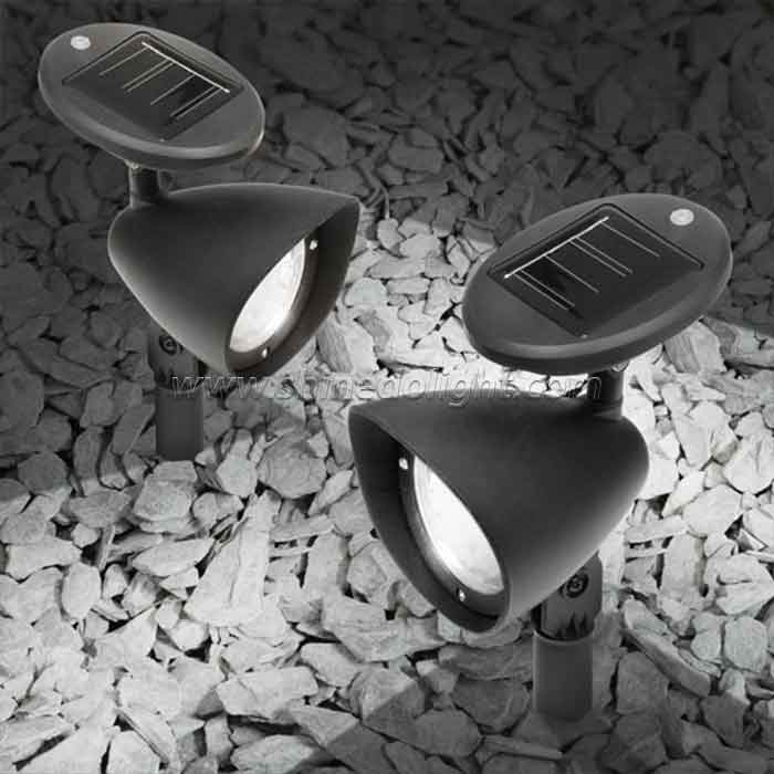 Adjustable Outdoor Landscape 4pcs LED Solar Landscape Spotlight