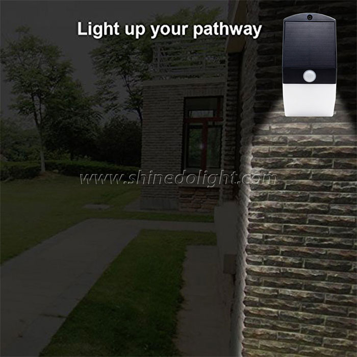 New Design Solar Motion Sensor Wall Light