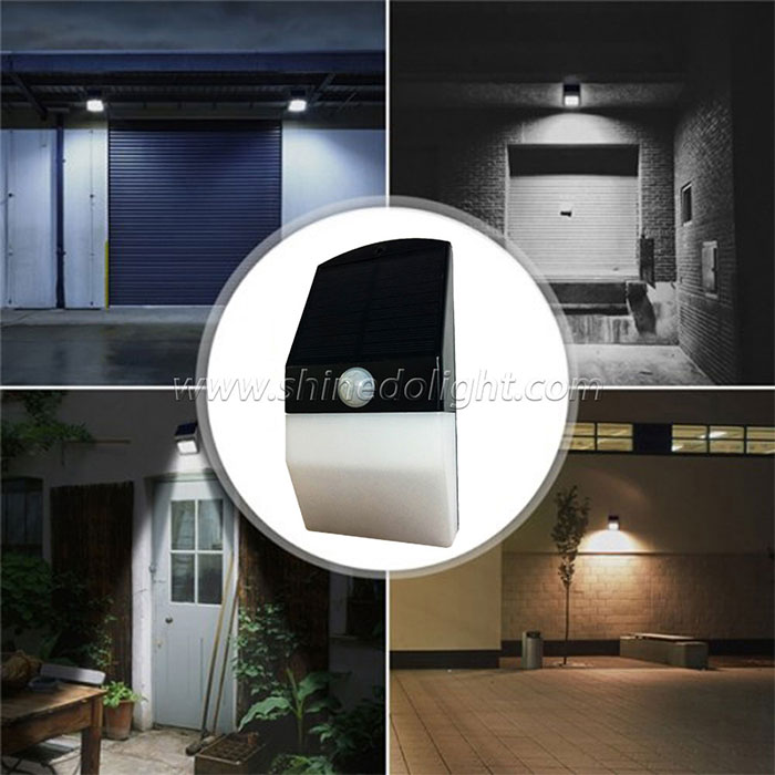 New Design Solar Motion Sensor Wall Light