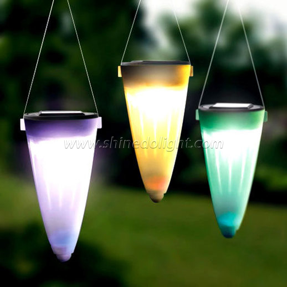 Solar Lawn Light with RGB or White Color Lights