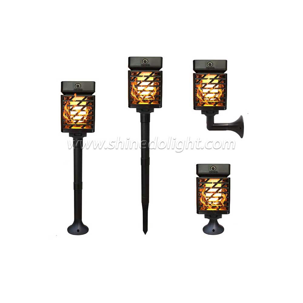 Solar Torch Dancing Flickering Flame Landscape Light