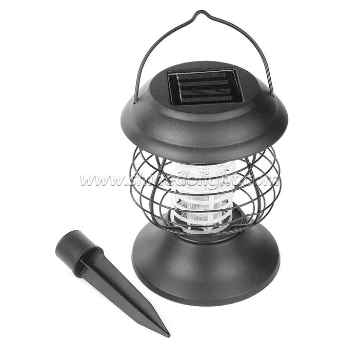 Big Zapper Outdoor Solar Mosquito Lamp UV Light with Handle