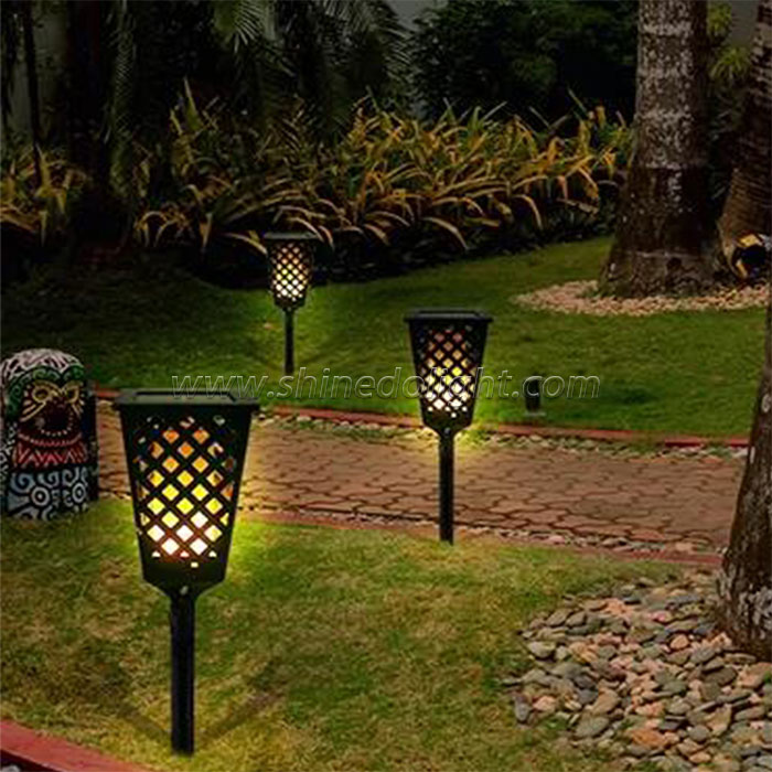 solar flame torch light