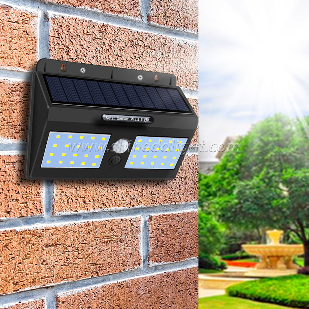 40 LED Wireless Waterproof Motion Outdoor Solar Panel Powered Light