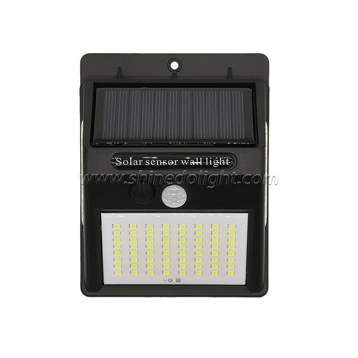 100led Outdoor Motion Sensor Wall Lamp Solar Powered Lights 