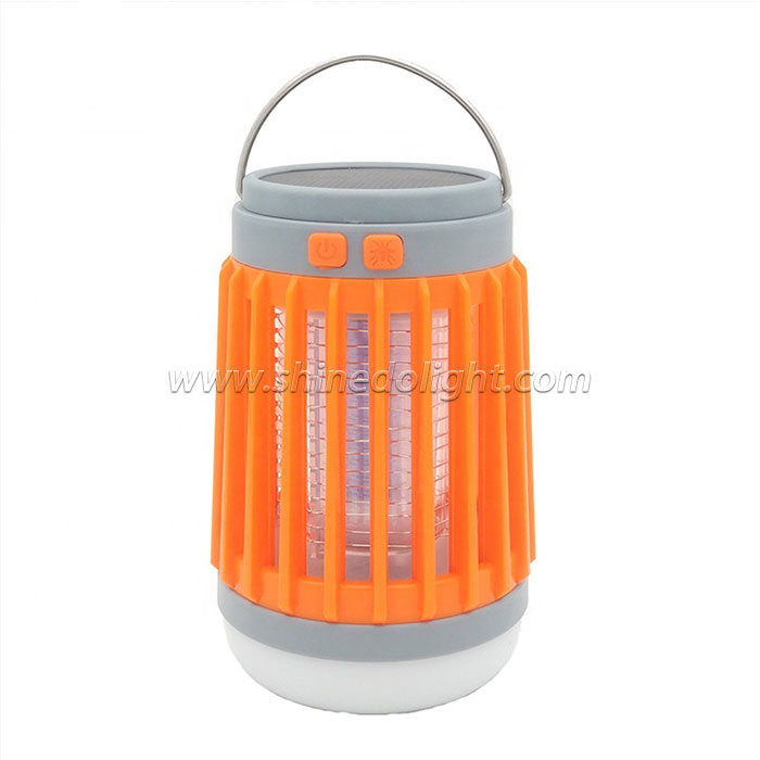 New Design LED Solar Electric Mosquito Killer Lamp for Camp,Home
