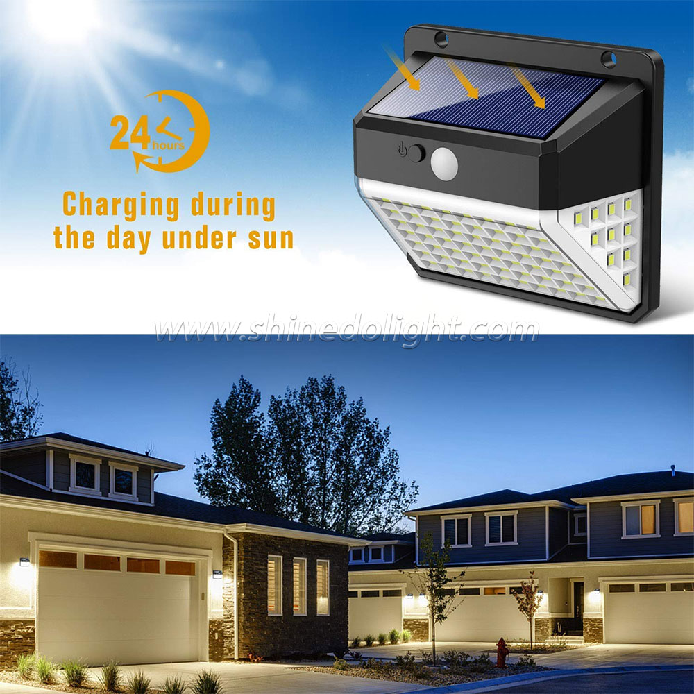 82 LED Solar Motion Sensor Light