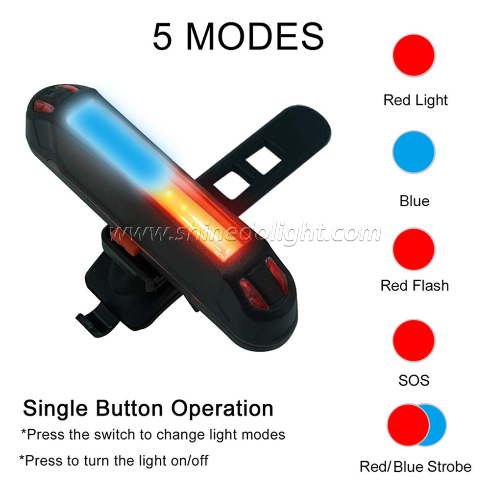 New Design Bicycle Light USB Rechargeable Bike Light 