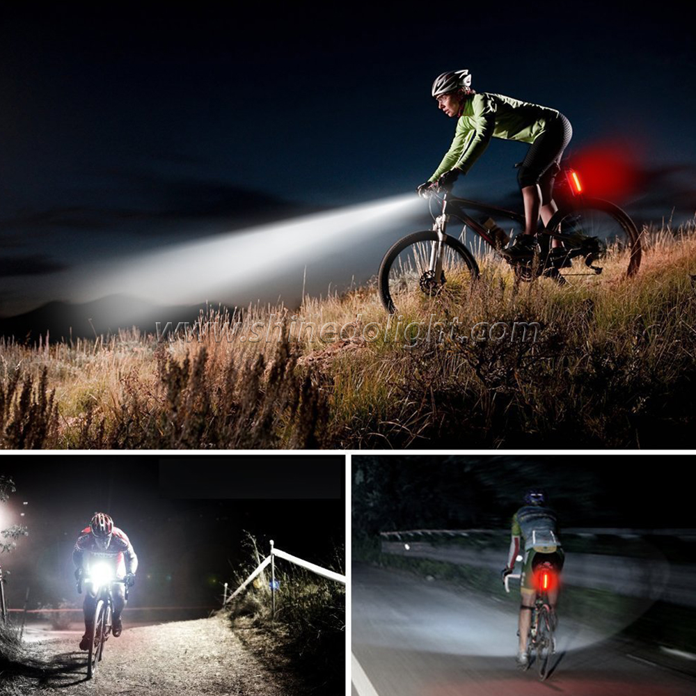 New Design Bicycle Light USB Rechargeable Bike Light 