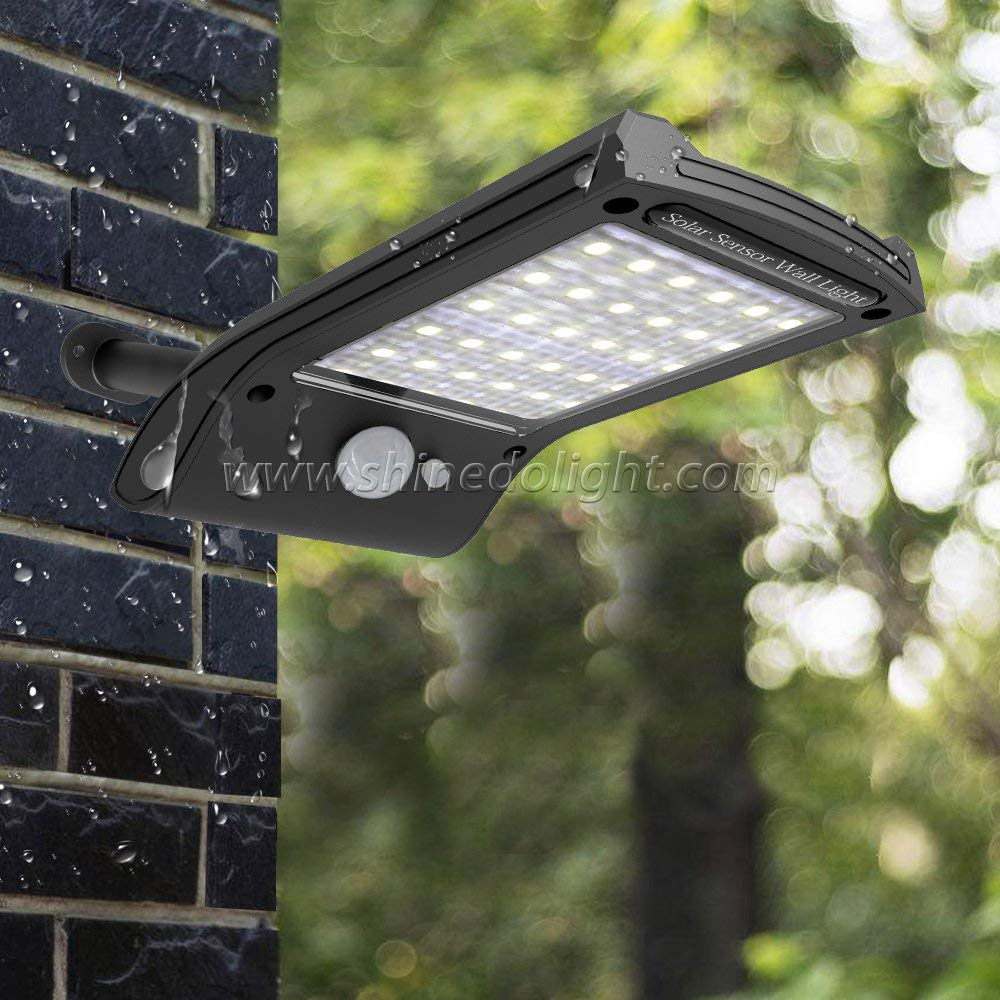36 led Solar Motion Sensor Light Waterproof Solar Wall Street Light 