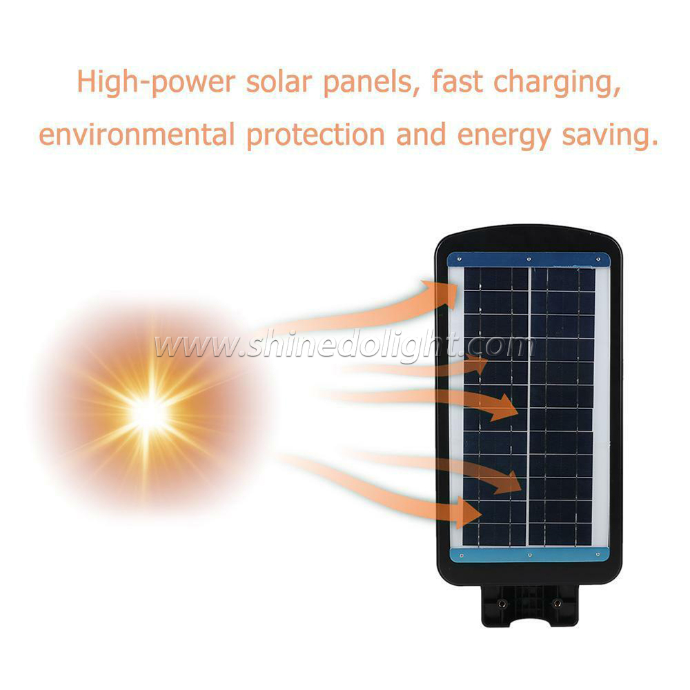 Outdoor Solar Street Light With Pole Solar Motion Sensor Light