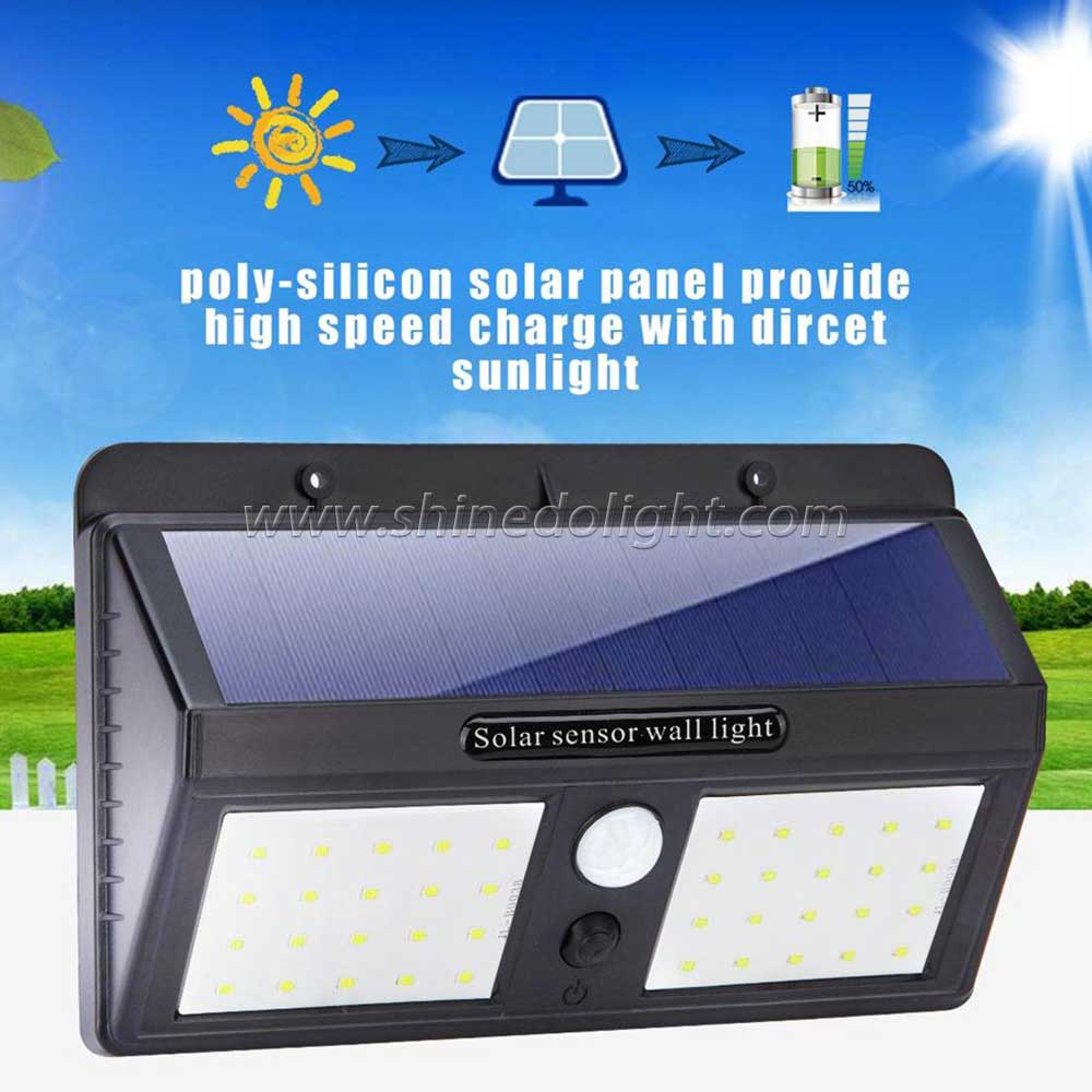 40 LED Solar Motion Sensor Lights Outdoor Waterproof Security Light