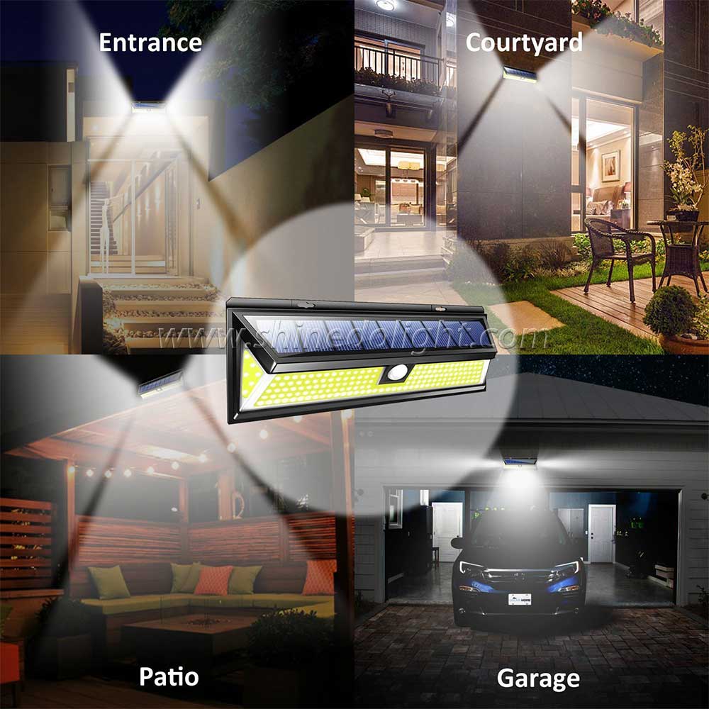 Super Bright 180 COB LED Motion Sensor Wall Light 