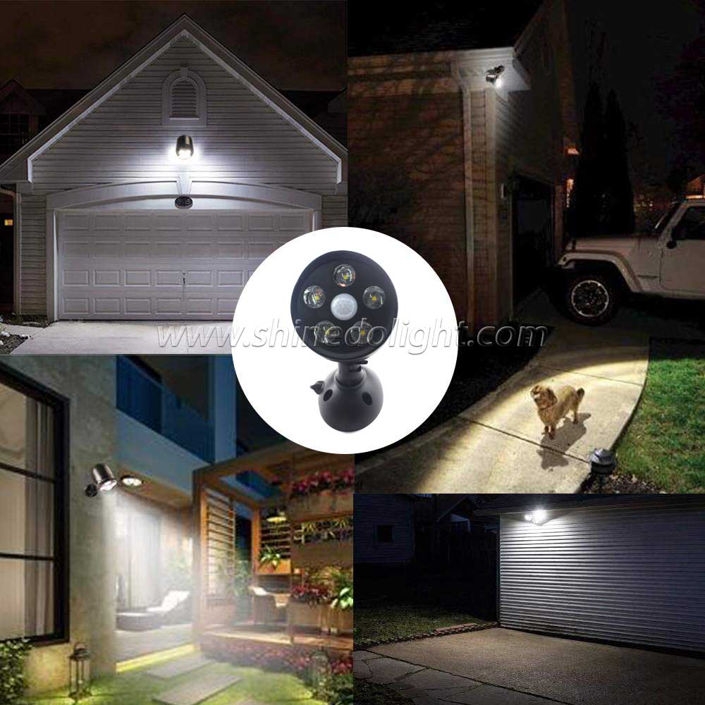 Waterproof PIR Motion Sensor Street Light for Garden Decoration 