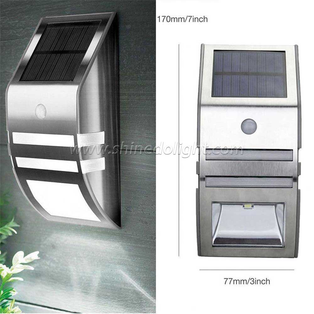 Solar Light Outdoor Solar Lamp PIR Motion Sensor Wall Lamp 