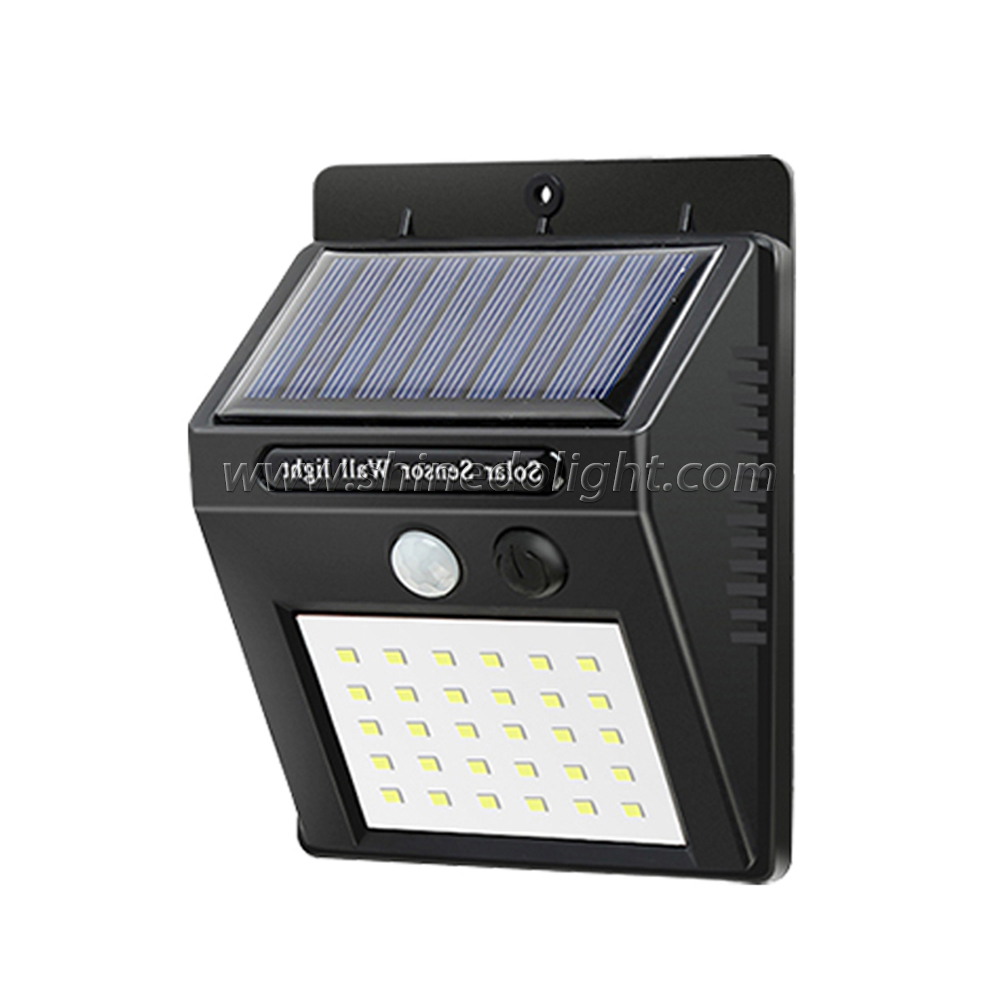 Hot Sale Small Solar Motion Sensor Light Waterproof Outdoor Wall Lamp 