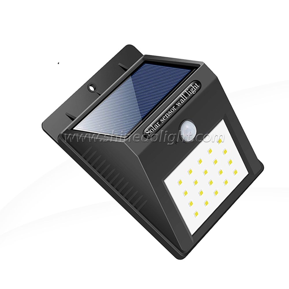 Hot Sale Small Solar Motion Sensor Light Waterproof Outdoor Wall Lamp 