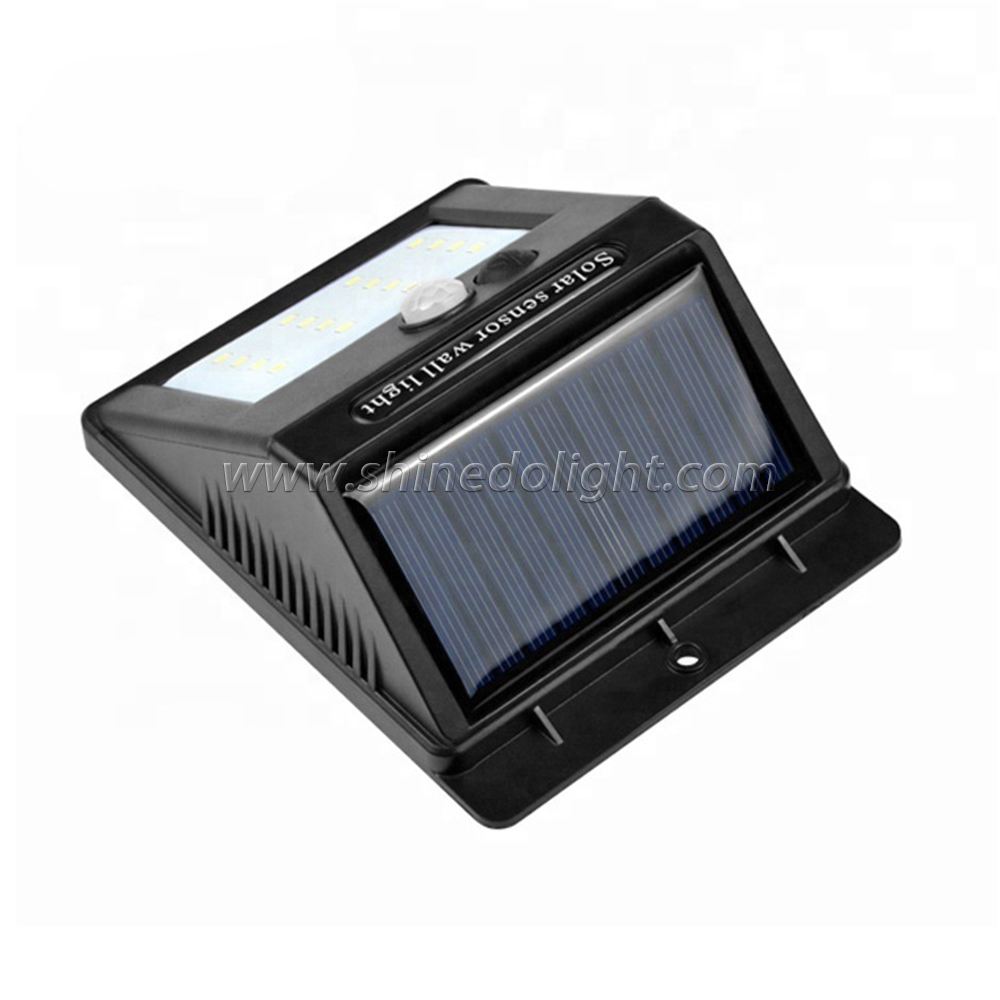 Hot Sale Small Solar Motion Sensor Light Waterproof Outdoor Wall Lamp 