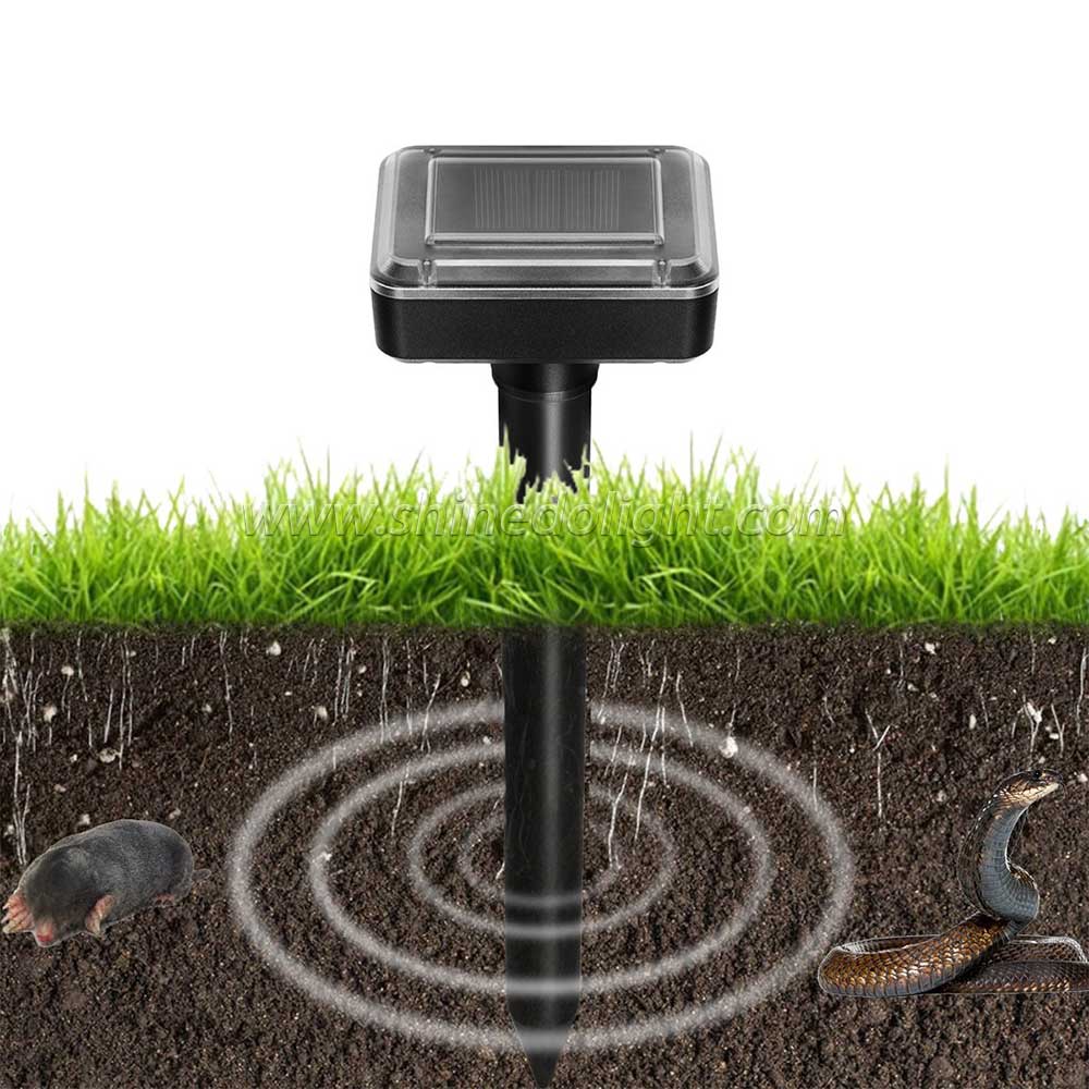 Outdoor Solar Energy Mole Snake Repellent Solar Mole Repeller