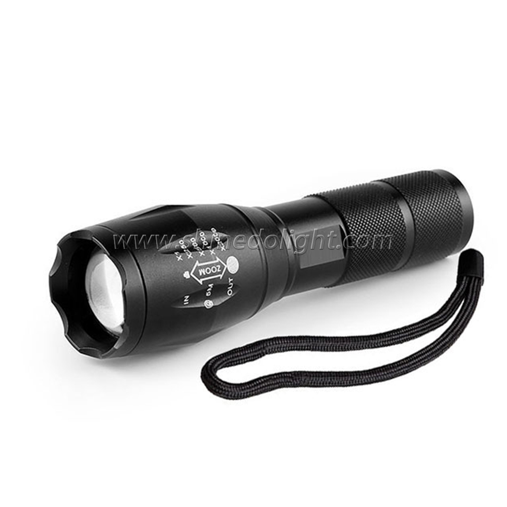Waterproof Led Super bright Emergency USB Tactical Flashlight