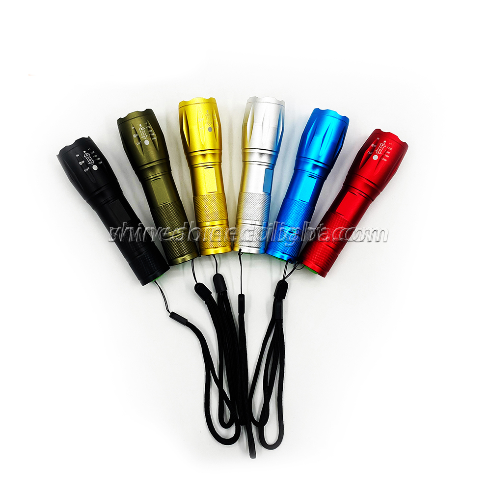 Waterproof Led Super bright Emergency USB Tactical Flashlight