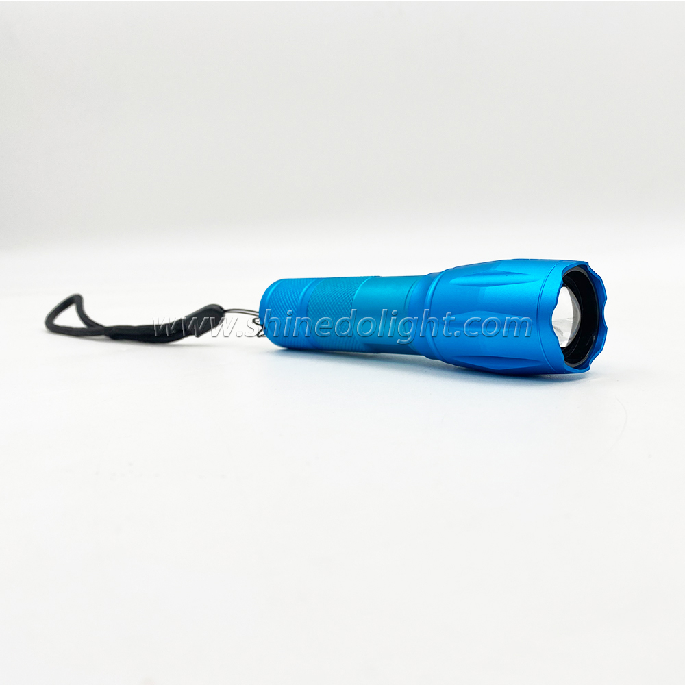 Blue Sky Torch Light Outdoor 1000 LumenTorch Light Waterproof LED Tactical Self Defensive Flashlight 