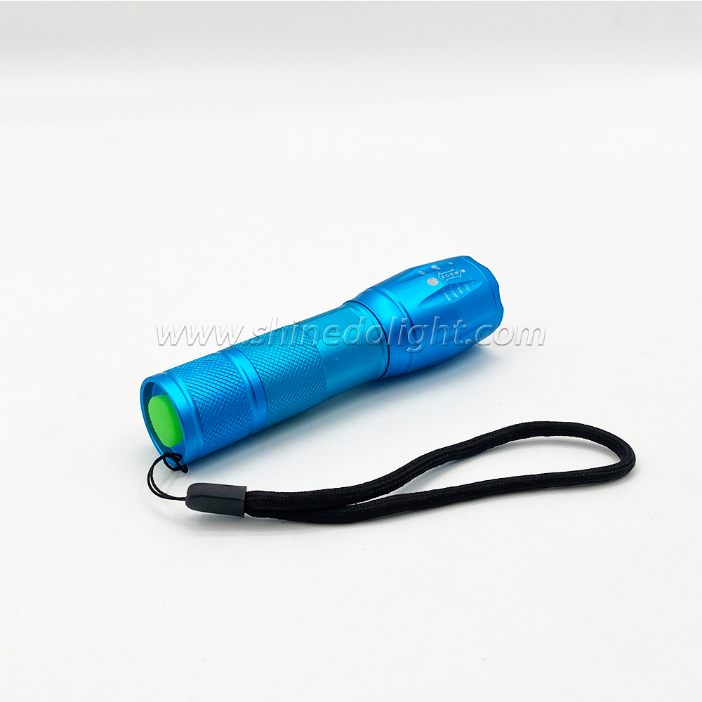 Blue Sky Torch Light Outdoor 1000 LumenTorch Light Waterproof LED Tactical Self Defensive Flashlight 