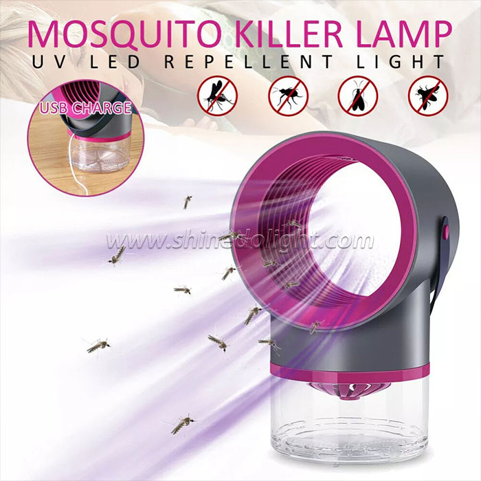 New Design Electronic USB Charge Solar Indoor Electric Mosquito Killer Lamp 