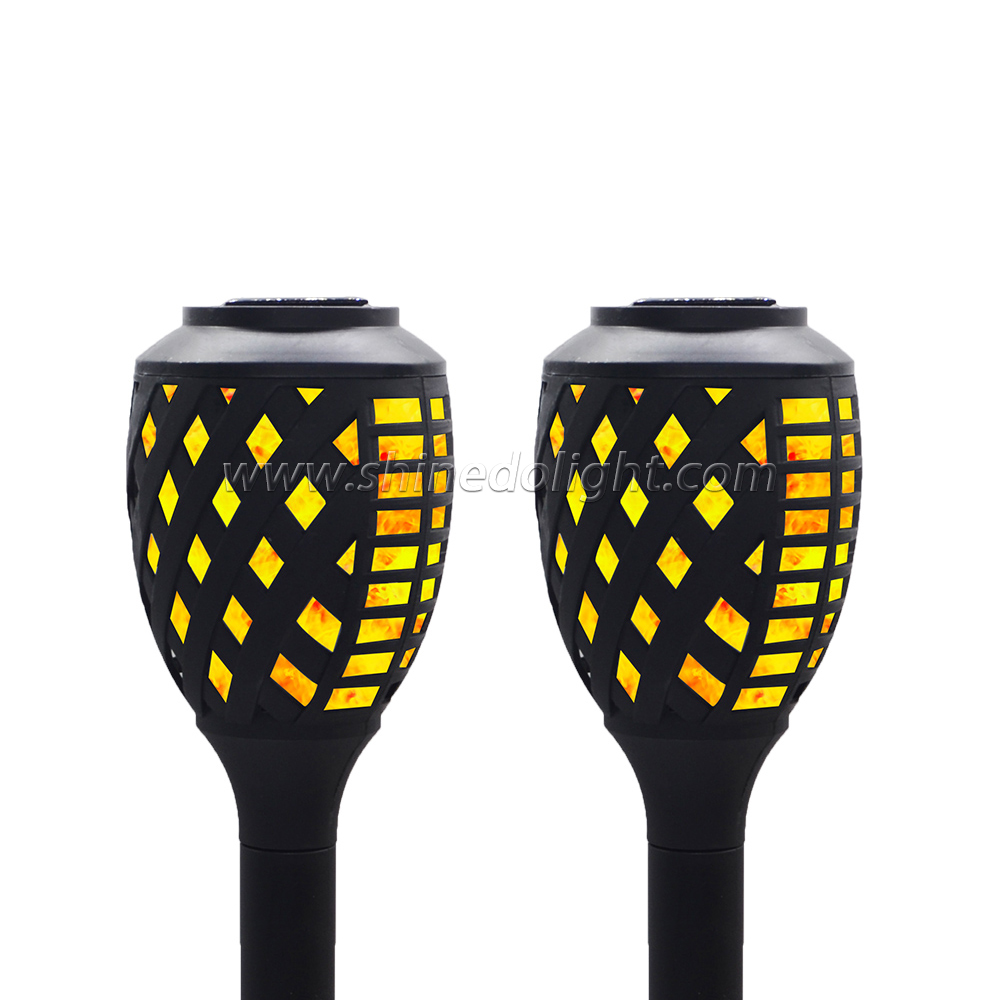 Solar Outdoor Waterproof Led Torch Flame Lamp Flickering Flame Light