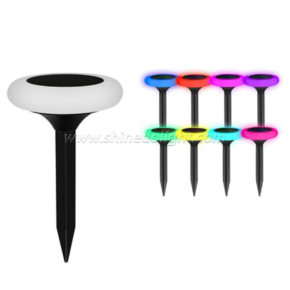 UFO Shape LED underground Light Outdoor Solar Ground Decoration Lamp