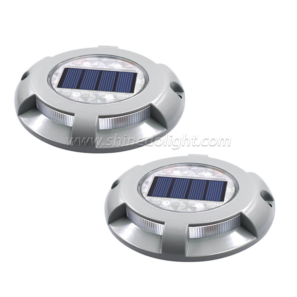 Outdoor Solar Underground Deck Light Garden Pathway Landscape Lamp