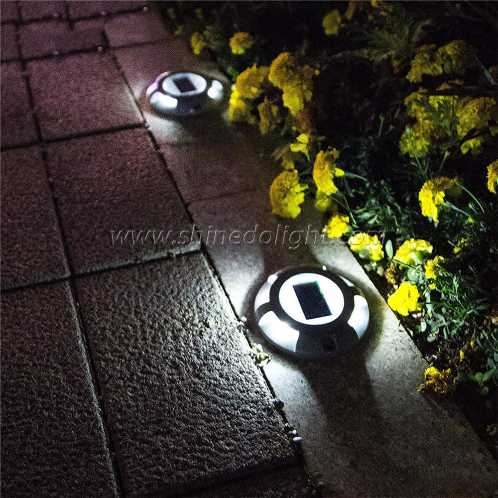 Outdoor Solar Underground Deck Light Garden Pathway Landscape Lamp