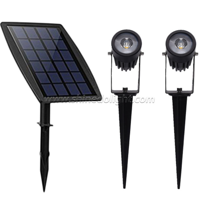 Upgraded LED Solar Powered Spotlight For Garden